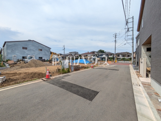 接道状況および現場風景 【小平市上水南町3丁目】