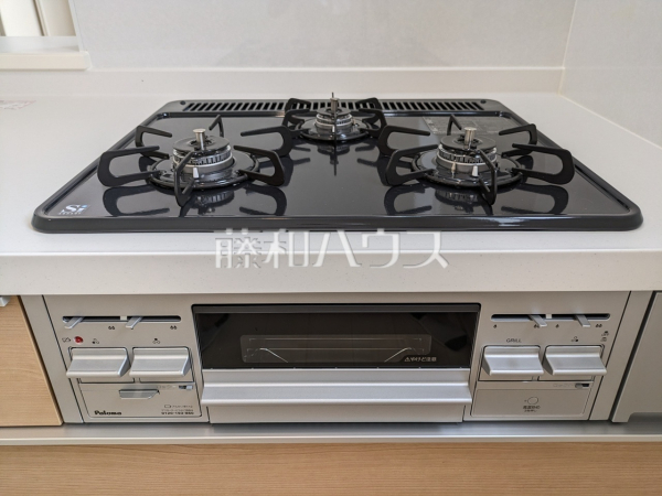 1号棟 キッチンコンロ・グリル 【西原町字幸地】 1号棟 キッチンコンロ・グリル 【西原町字幸地】