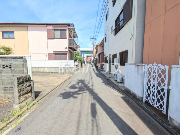 接道状況および現場風景 【名古屋市北区光音寺町字野方】 接道状況および現場風景 【名古屋市北区光音寺町字野方】