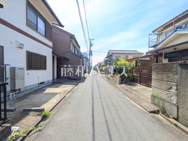 接道状況および現場風景 【名古屋市北区光音寺町字野方】 接道状況および現場風景 【名古屋市北区光音寺町字野方】