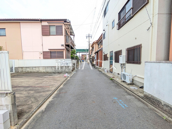 接道状況および現場風景 【名古屋市北区光音寺町字野方】 接道状況および現場風景 【名古屋市北区光音寺町字野方】
