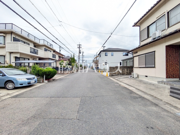 接道状況および現場風景 【春日井市不二ガ丘2丁目】 接道状況および現場風景 【春日井市不二ガ丘2丁目】