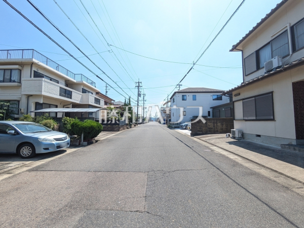 接道状況および現場風景 【春日井市不二ガ丘2丁目】 接道状況および現場風景 【春日井市不二ガ丘2丁目】