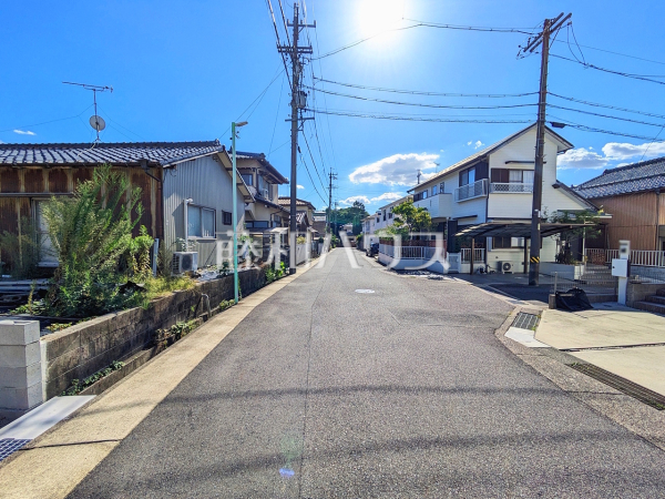 接道状況および現場風景 【名古屋市守山区深沢2丁目】 接道状況および現場風景 【名古屋市守山区深沢2丁目】