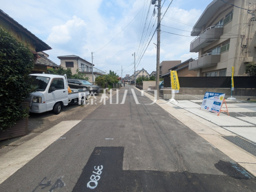 接道状況および現場風景 【名古屋市守山区村合町】