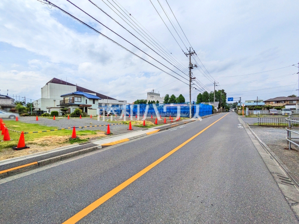 接道状況および現場風景 【武蔵村山市本町1丁目】 接道状況および現場風景 【武蔵村山市本町1丁目】