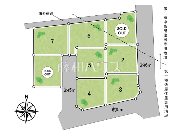 全体区画図 【武蔵村山市中原4丁目】 全体区画図 【武蔵村山市中原4丁目】