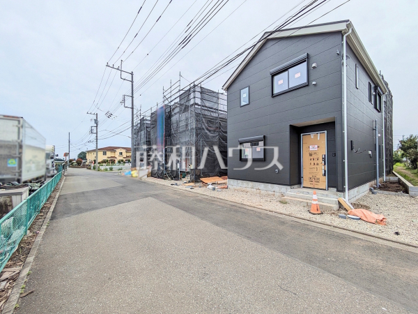接道状況および現場風景 【武蔵村山市中原4丁目】 接道状況および現場風景 【武蔵村山市中原4丁目】