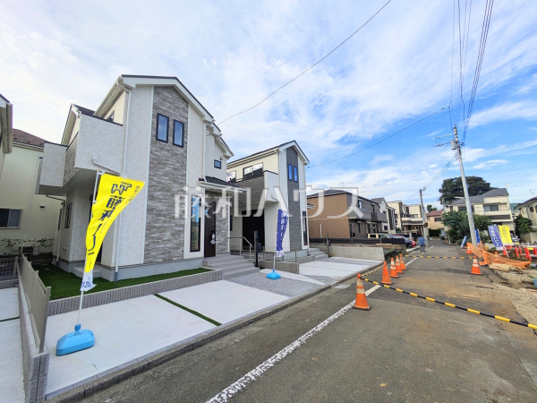 接道状況および現場風景 【調布市東つつじケ丘3丁目】 接道状況および現場風景 【調布市東つつじケ丘3丁目】