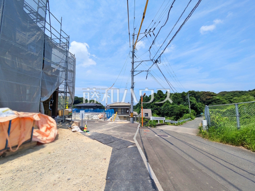 接道状況および現場風景 【福岡市早良区梅林7丁目】