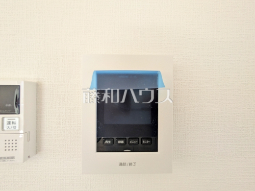 1号棟 TVモニター付インターホン 【福岡市早良区梅林7丁目】 防犯に役立つTVモニター付インターフォン
