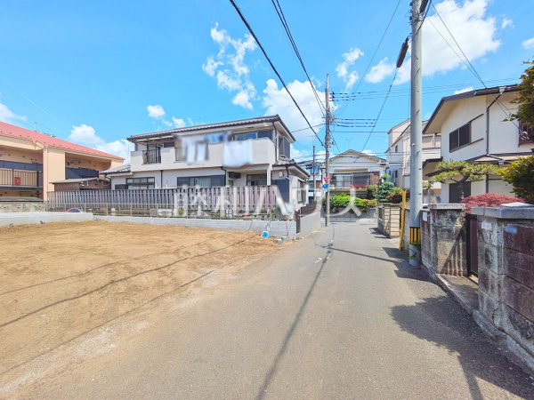 接道状況および現場風景 【志木市柏町1丁目】 接道状況および現場風景 【志木市柏町1丁目】