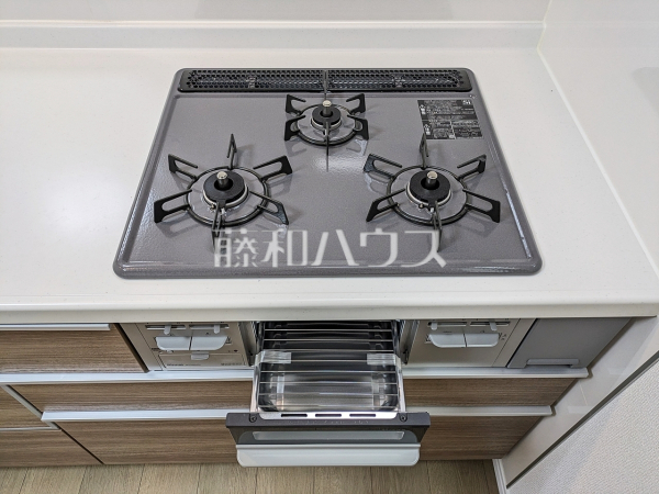 A号棟 キッチンコンロ・グリル 【志木市柏町1丁目】 A号棟 キッチンコンロ・グリル 【志木市柏町1丁目】