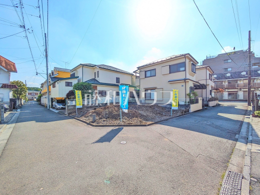 接道状況および現場風景 【昭島市中神町】
