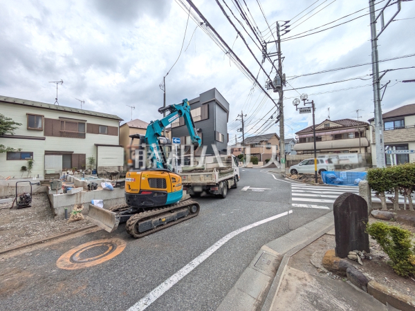 接道状況および現場風景 【練馬区大泉町2丁目】 接道状況および現場風景 【練馬区大泉町2丁目】