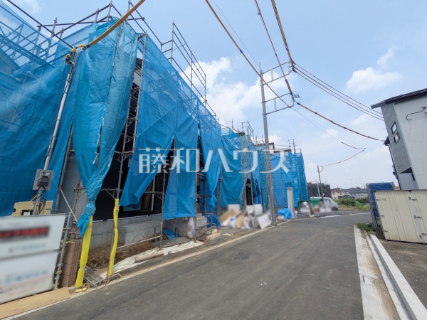 接道状況および現場風景 【東村山市秋津町3丁目】 接道状況および現場風景 【東村山市秋津町3丁目】