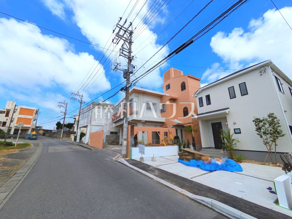 接道状況および現場風景 【読谷村字大木】 接道状況および現場風景 【読谷村字大木】
