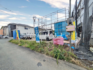 接道状況および現場風景