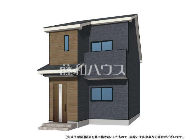 1号棟 完成予想図(外観) 【糟屋郡粕屋町大字阿惠】 1号棟 完成予想図(外観) 【糟屋郡粕屋町大字阿惠】