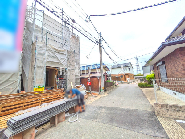 接道状況および現場風景 【糟屋郡粕屋町大字阿惠】 接道状況および現場風景 【糟屋郡粕屋町大字阿惠】