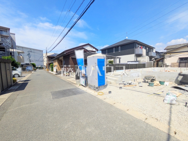 接道状況および現場風景 【糟屋郡粕屋町大字阿惠】 接道状況および現場風景 【糟屋郡粕屋町大字阿惠】