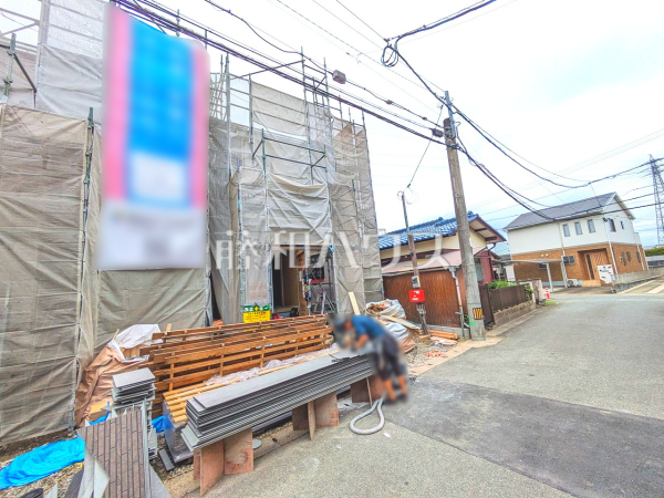 接道状況および現場風景 【糟屋郡粕屋町大字阿惠】 接道状況および現場風景 【糟屋郡粕屋町大字阿惠】