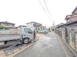 接道状況および現場風景 【福岡市西区上山門2丁目】 接道状況および現場風景 【福岡市西区上山門2丁目】