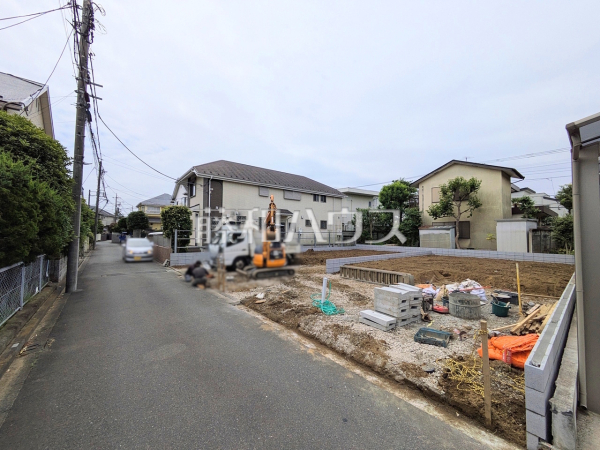 接道状況および現場風景 【狛江市東野川1丁目】 接道状況および現場風景 【狛江市東野川1丁目】