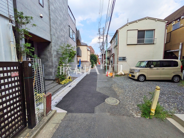 接道状況および現場風景 【杉並区阿佐谷北1丁目】 接道状況および現場風景 【杉並区阿佐谷北1丁目】