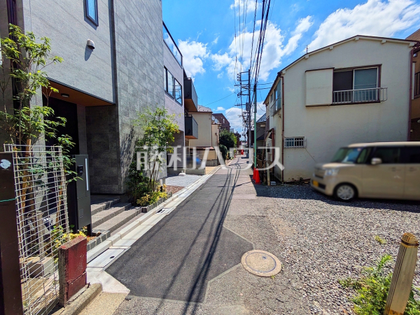接道状況および現場風景 【杉並区阿佐谷北1丁目】 接道状況および現場風景 【杉並区阿佐谷北1丁目】
