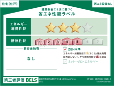 省エネ性能ラベル 【福岡市早良区内野6丁目】 省エネ性能ラベル 【福岡市早良区内野6丁目】