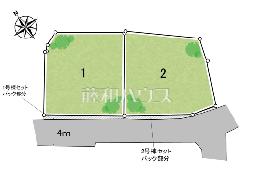 全体区画図 【宜野湾市野嵩4丁目】