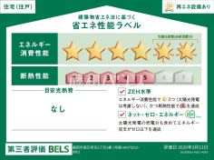 省エネ性能ラベル 【福岡市南区老司3丁目】 省エネ性能ラベル 【福岡市南区老司3丁目】