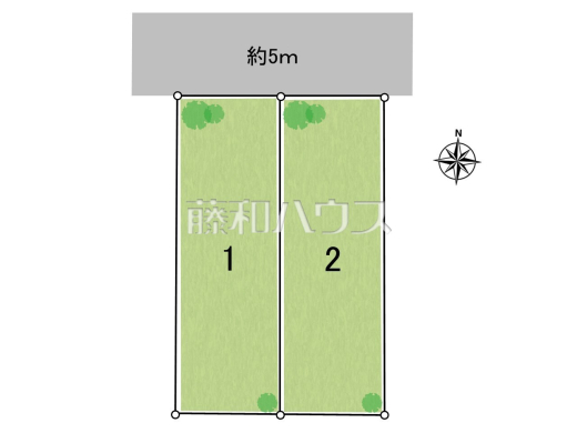 全体区画図 【日野市南平1丁目】