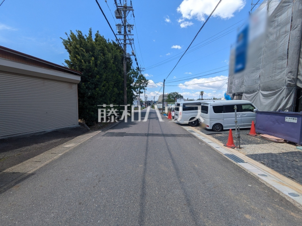 接道状況および現場風景 【春日井市桃山町1丁目】 接道状況および現場風景 【春日井市桃山町1丁目】