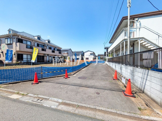 接道状況および現場風景 【小平市学園西町2丁目】