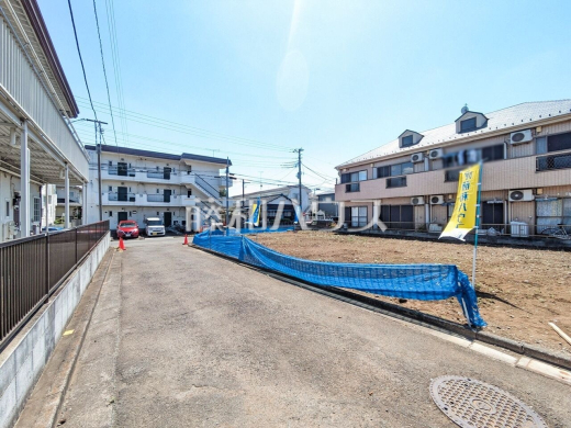 接道状況および現場風景 【小平市学園西町2丁目】