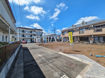 接道状況および現場風景 【小平市学園西町2丁目】/撮影日2026/08/06