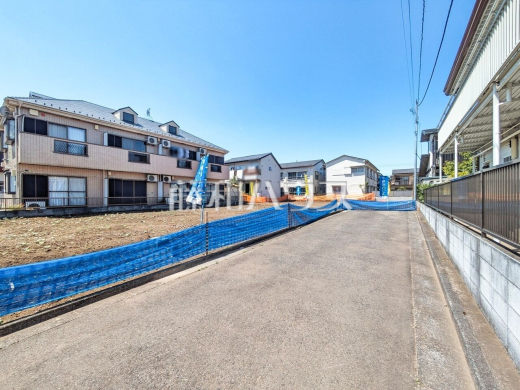接道状況および現場風景 【小平市学園西町2丁目】