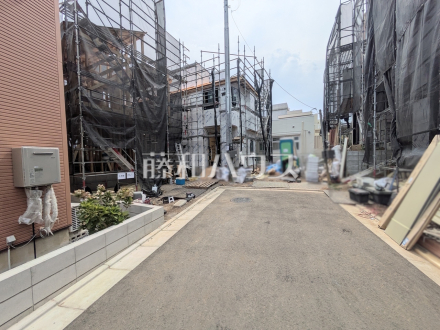 接道状況および現場風景 【東村山市廻田町3丁目】/撮影日2026/07/31
