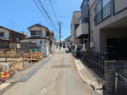 接道状況および現場風景 【和光市白子2丁目】