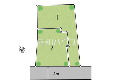 全体区画図 【和光市白子2丁目】