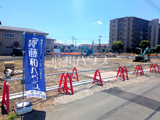 ≪現地外観≫JR南武線・武蔵野線「府中本町」駅徒歩12分!西武多摩川線「是政」駅徒歩12分☆全8区画の宅地分譲♪ 【府中市是政6丁目】