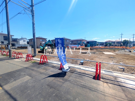 ≪現地外観≫家族構成や生活スタイルに合わせてセミオーダーで建築可能【府中市是政6丁目】
