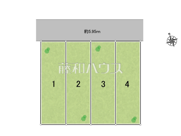 全体区画図 【春日井市花長町1丁目】 全体区画図 【春日井市花長町1丁目】