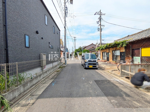 接道状況および現場風景 【名古屋市北区安井1丁目】 接道状況および現場風景 【名古屋市北区安井1丁目】