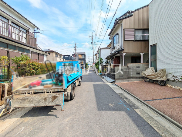 接道状況および現場風景 【名古屋市北区安井1丁目】 接道状況および現場風景 【名古屋市北区安井1丁目】