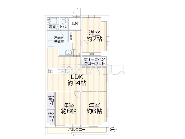間取図 【 藤和城西コーポ】 間取図 【 藤和城西コーポ】