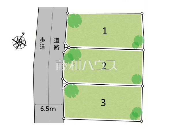 全体区画図 【福岡市南区警弥郷3丁目】 全体区画図 【福岡市南区警弥郷3丁目】