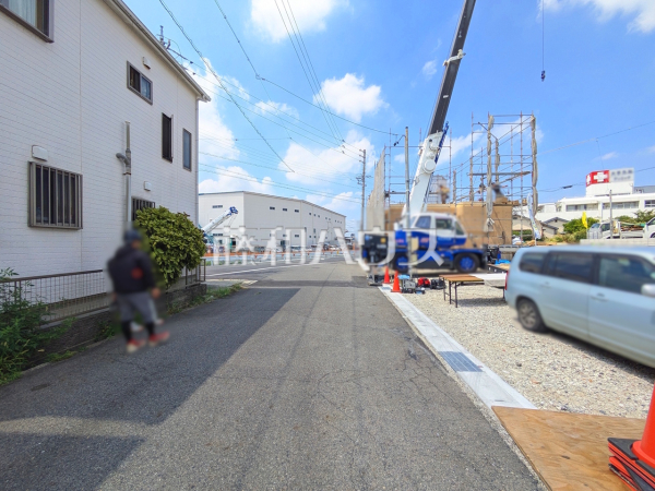 接道状況および現場風景 【春日井市大手町2丁目】 接道状況および現場風景 【春日井市大手町2丁目】